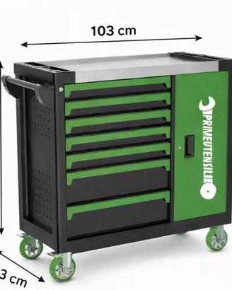 Carrello attrezzato XXL 7 cassetti vuoti