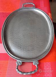 Vassoio marchio Rama peltro 95%