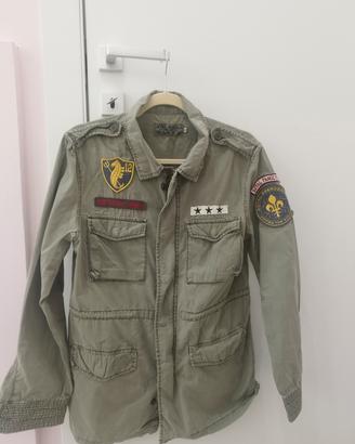 Kriff Mayer giacca militare vintage in cotone