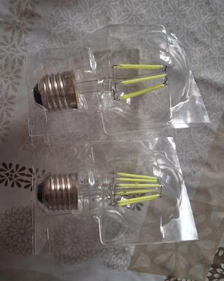 2 lampadine led con bulbo