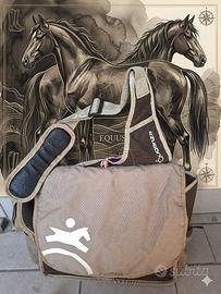 Borsa tracollo sport cavallo con attrezzi 