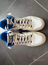 Diadora Mi Basket Used – White/Blue