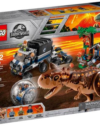 Istruzioni Lego JurassicWorld-Fuga Dal Carnotaurus