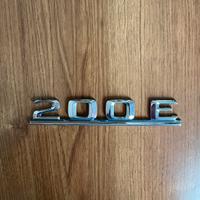 Scritta sigla posteriore Mercedes-Benz 200E