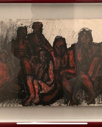 Marcello Parisi Olio su Tela - fashion moda Etro