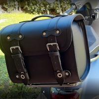 Borsa Bauletto Vespa Lambretta pelle piaggio gts