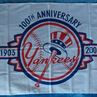 Bandiera New York Yankees 100th Anniversary 152x84