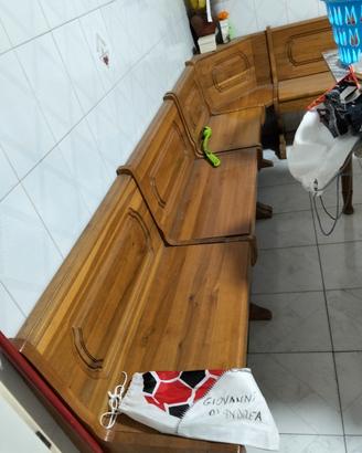 panca di legno 