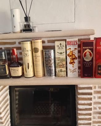 bottiglie di alcoolici vari da collezionismo