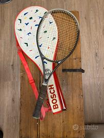 Raccchetta tennis bosh vintage con custodia