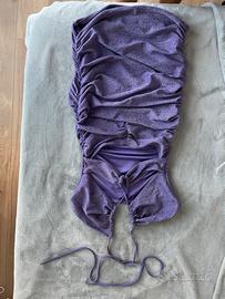 Vestito tubino lilla