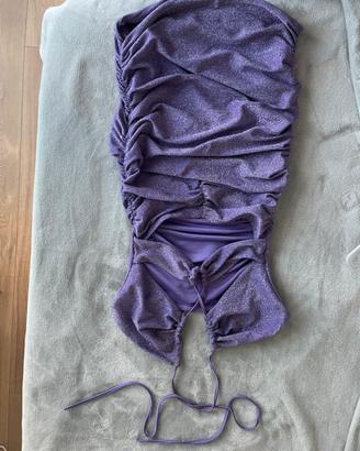 Vestito tubino lilla