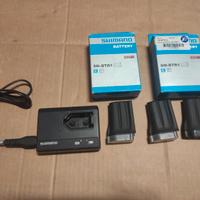 Caricatore + batterie per Shimano di2