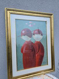 Quadro olio su tela Nicola Vietti