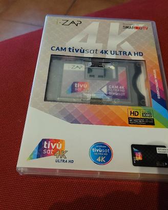 Cam tivusat 4k ultra hd con tessera 