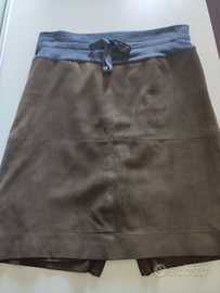 Max Mara Sportmax Gonna Camoscio originale