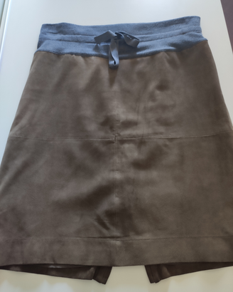 Max Mara Sportmax Gonna Camoscio originale