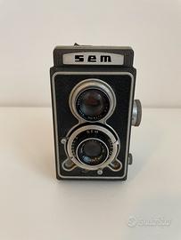 Fotocamera reflex biottica (TLR) Semflex Berthiot