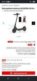 Monopattino iscooter i10 Pro 