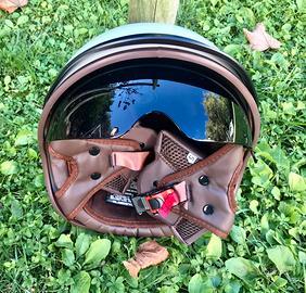 Casco moto vintage