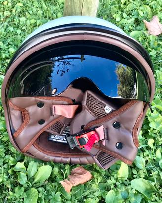 Casco moto vintage