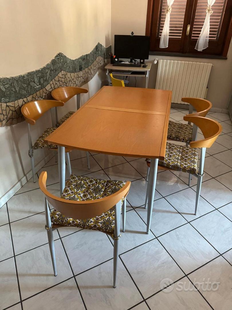 Tavolo Calligaris Tavolo Allungabile Con Sedie Usato Tavolo In