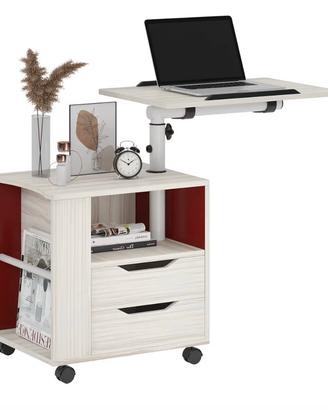 Comodino multifunzione con supporto PC regolabile