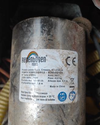 Pompa sommergibile Regenbogen