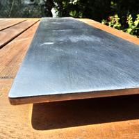 vassoi porta cibo e dolci  in' acciaio 50 x 12 cm