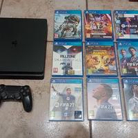PS4 con giochi 