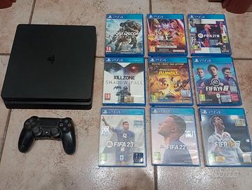 PS4 con giochi 