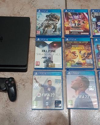 PS4 con giochi 