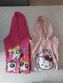 Felpe ragazza Hello Kitty e The Powerpuff