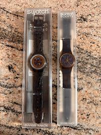 Coppia orologi Swatch anni 80/90 con scatole