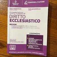 Compendio diritto ecclesiastico 2022