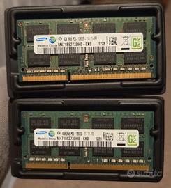 Coppia RAM 8GB (2x4GB) Samsung DDR3 PC3