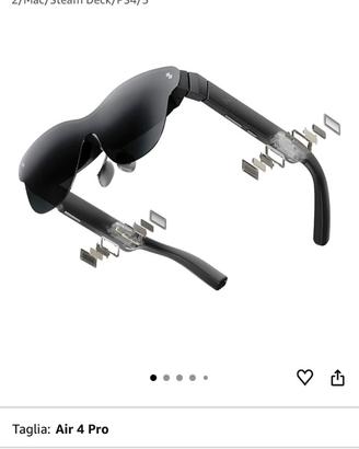 Occhiali AR Smart RayNeo Air 4 Pro  cinema virtual
