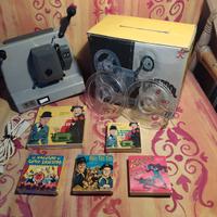 Proiettore 8mm CINEBRAL 2 bipasso +  5 pellicole