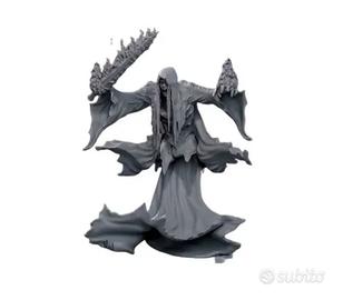 Miniatura in resina Wraith del fuoco base 25mm