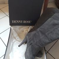 Stivali di camoscio grigio Denny Rose 