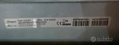 Whirlpool Vetro piano cottura induzione