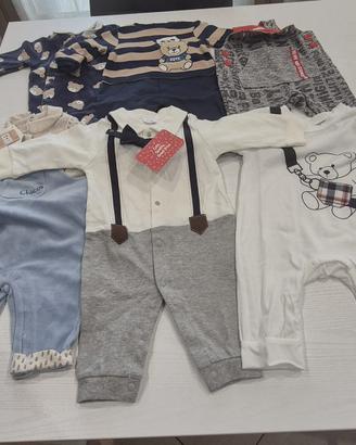 Abbigliamento bambino da 0 a 6 mesi