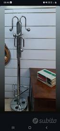 appendiabiti vintage acciaio cromato. integro