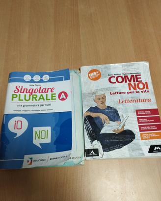 libri testo seconda e terza media usati grammatica