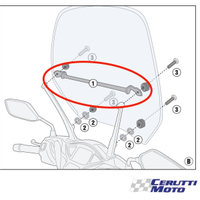 Traversino cupolino per Honda Sh 125 150 350 20-24