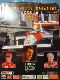 cataloghi merchandise ufficiale F1 '98-'99-'00