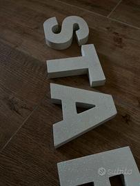 scritta decorativa per cameretta 