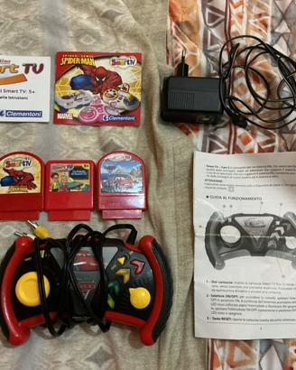 Console Clementoni Smart TV - Cars 2 + 3 cartucce