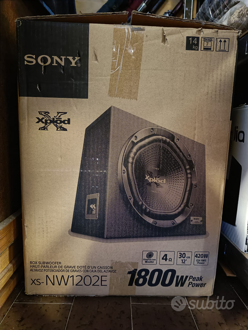 Subwoofer+amplificatore e cavi Audio/Video In vendita a Venezia