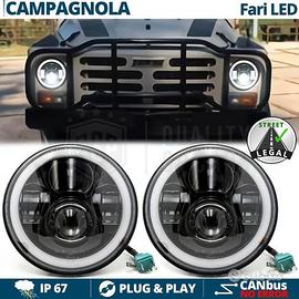 FARI LED Angel Eyes Per FIAT CAMPAGNOLA 6500K